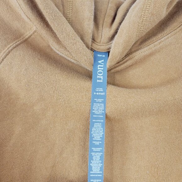 Vuori Women's Mustard Sunnyside Long Sleeve Casual Pullover Hoodie Size XS - Picture 6 of 7